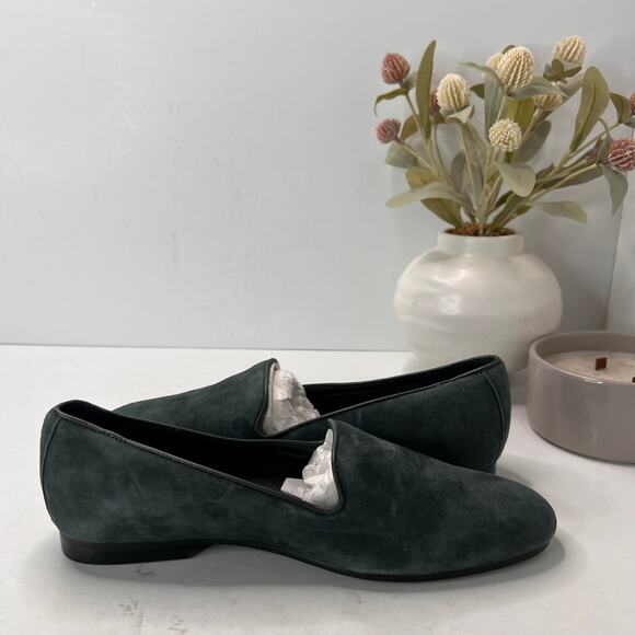 Vionic Willa II Slip-on Suede Slip On Loafer Green Women's 7.5 M Tried On - Picture 6 of 9